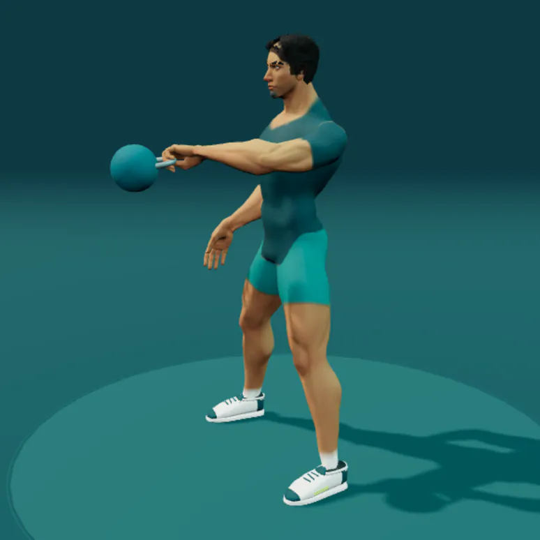 3D-demonstratie uit Functional training
