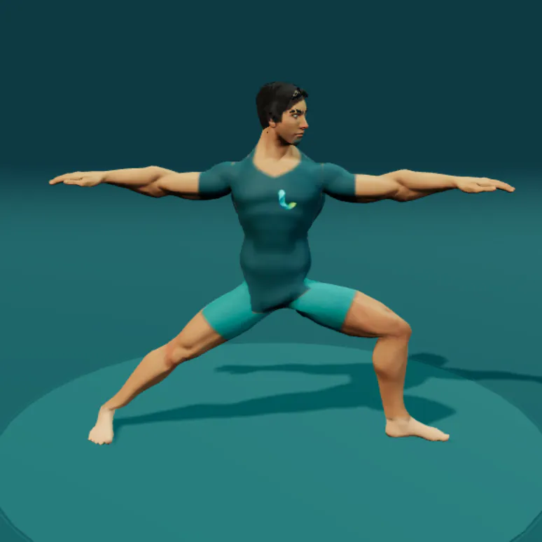 3D-demonstratie uit Yoga & mobiliteit